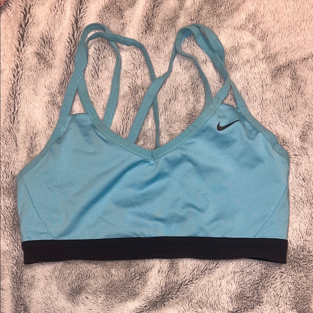 Nike Women's Light Blue Sports Bra